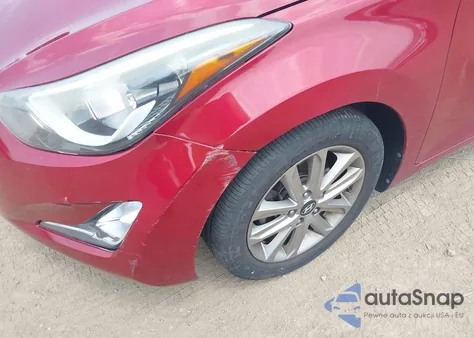 2016 Hyundai Elantra Se из США, поврежденный, VIN 5NPDH4AE2GH653924